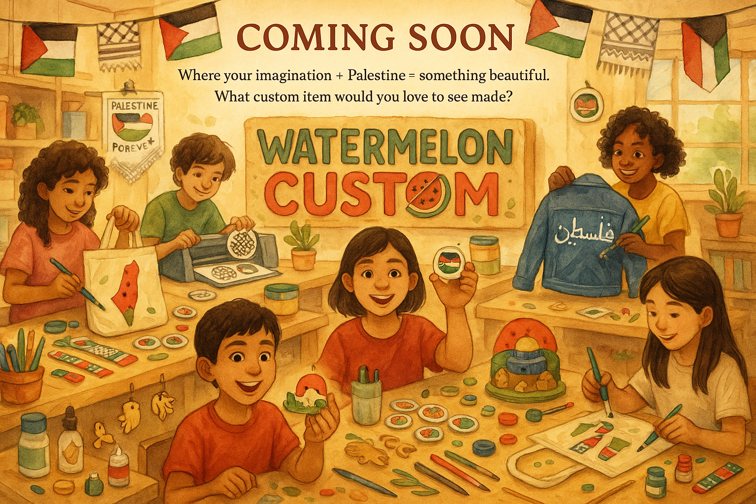Watermelon Custom Background